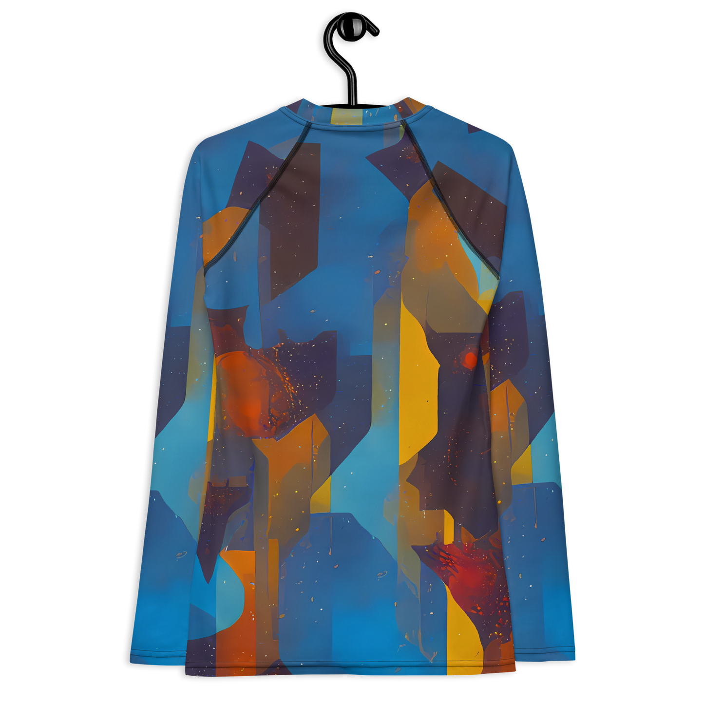 Women's Rash Guard - Cubist Dusk