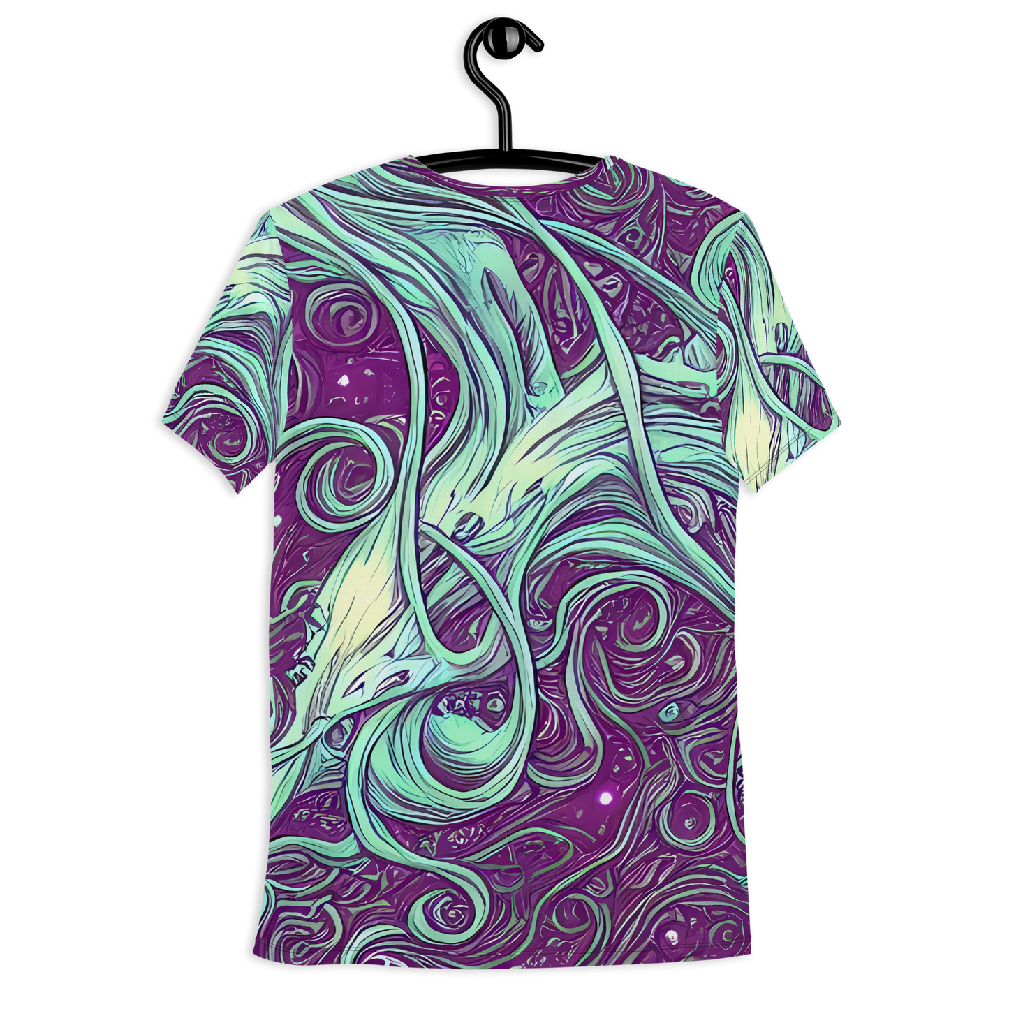 Men's Athletic T-Shirt - Temple Swirls