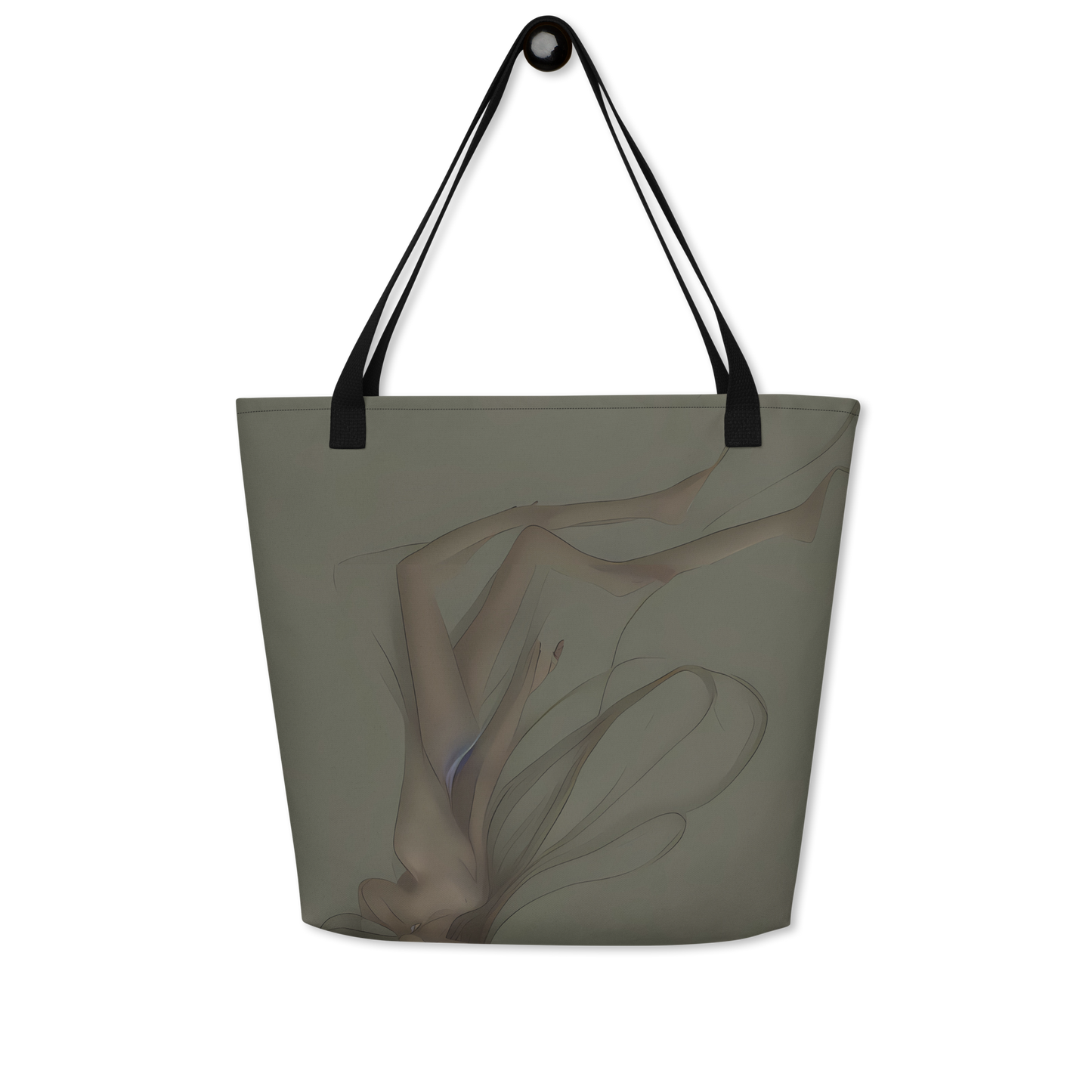 Large Tote Bag w/ Pocket - Valsecchi's Veil