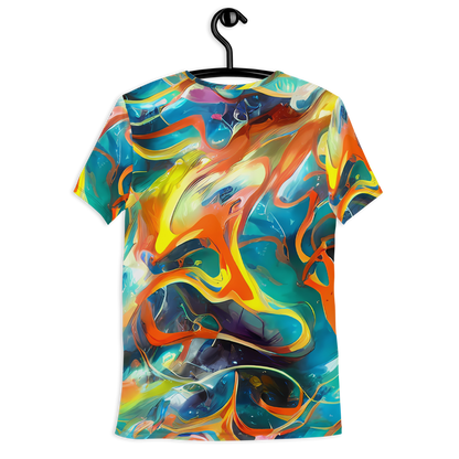 Men's Athletic T-Shirt - Cecily’S Swirl