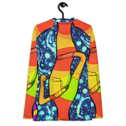 Women's Rash Guard - Cosmic Siblings