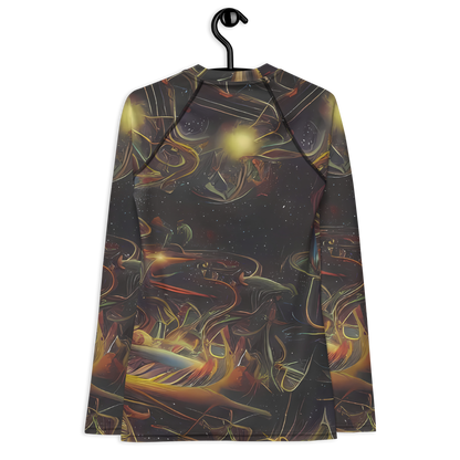 Women's Rash Guard - Galactic Swirl