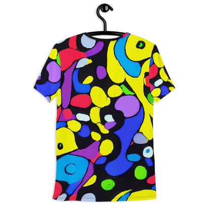 Men's Athletic T-Shirt - Miró's Mosaic