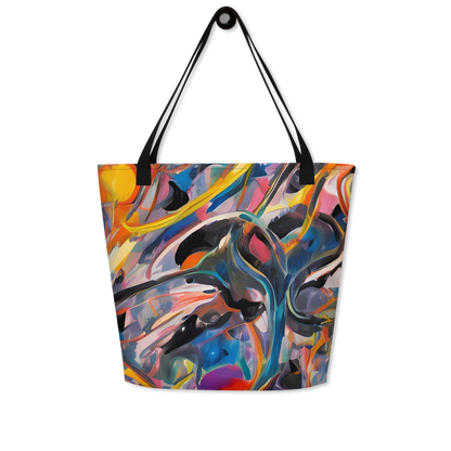 Large Tote Bag w/ Pocket - Brazen Rhapsody