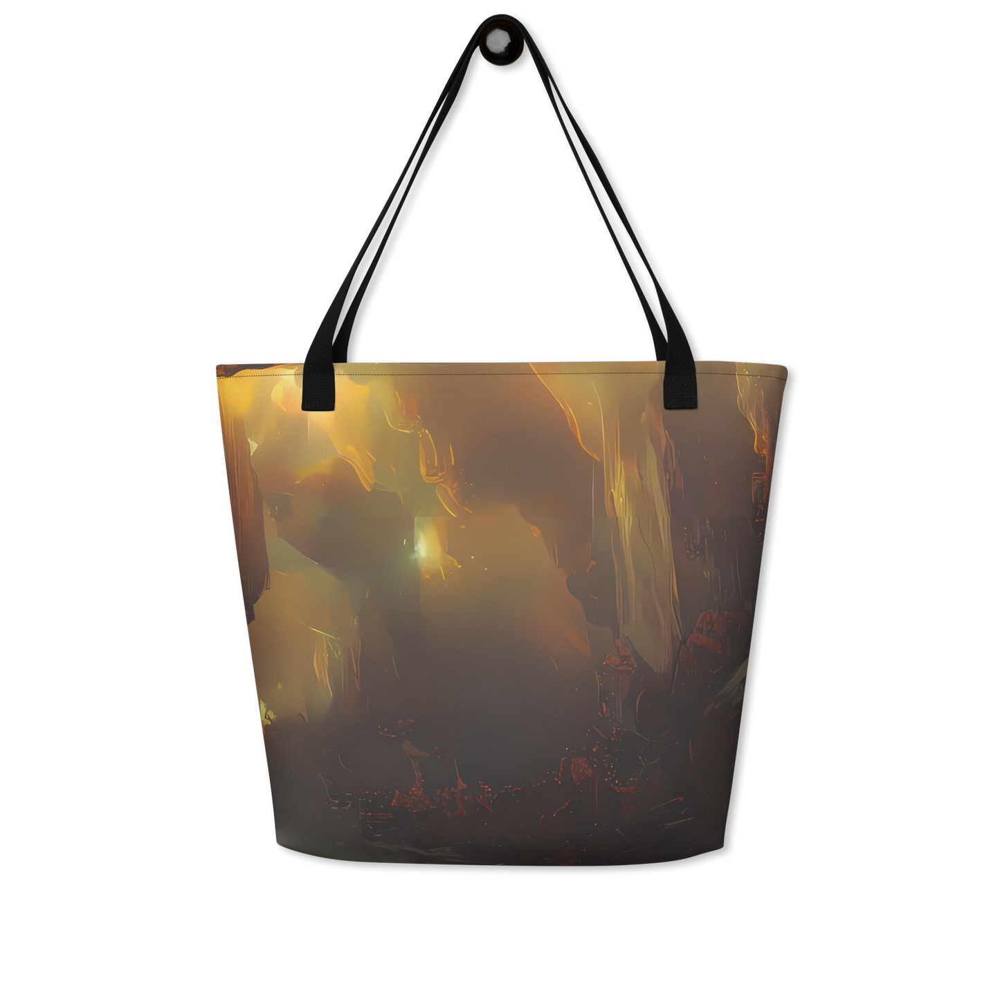 Large Tote Bag w/ Pocket - Solar Torrent