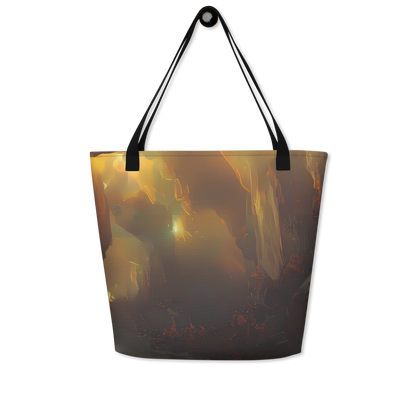 Large Tote Bag w/ Pocket - Solar Torrent