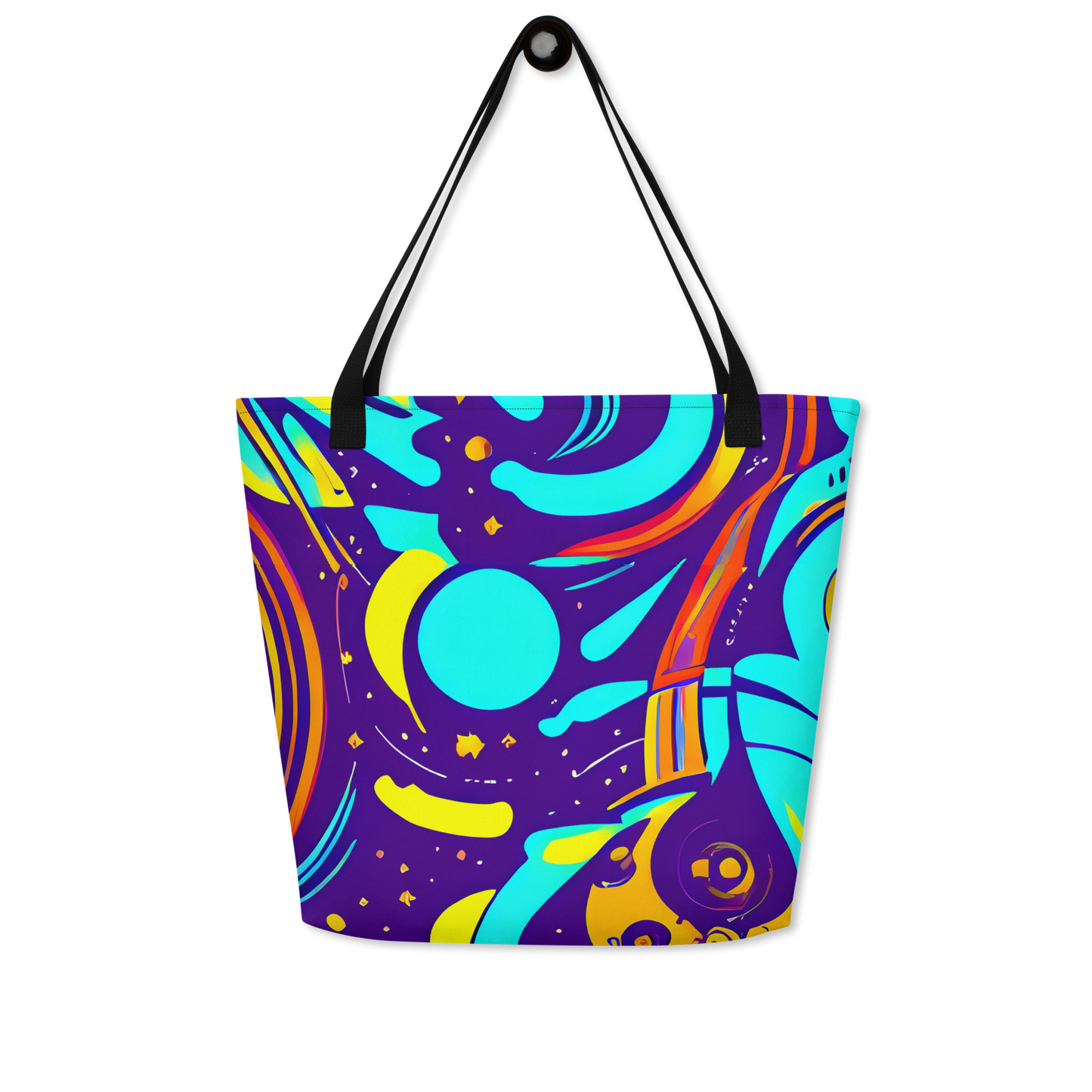 Large Tote Bag w/ Pocket - Blasted Bazaar