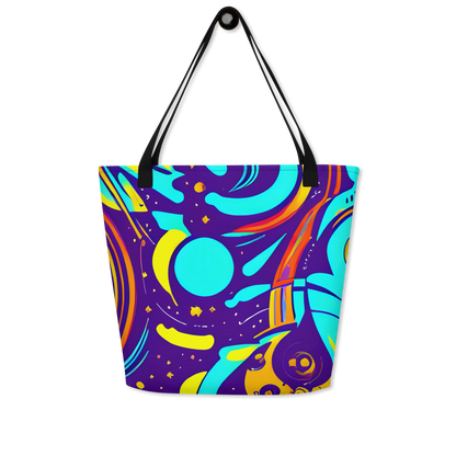 Large Tote Bag w/ Pocket - Blasted Bazaar