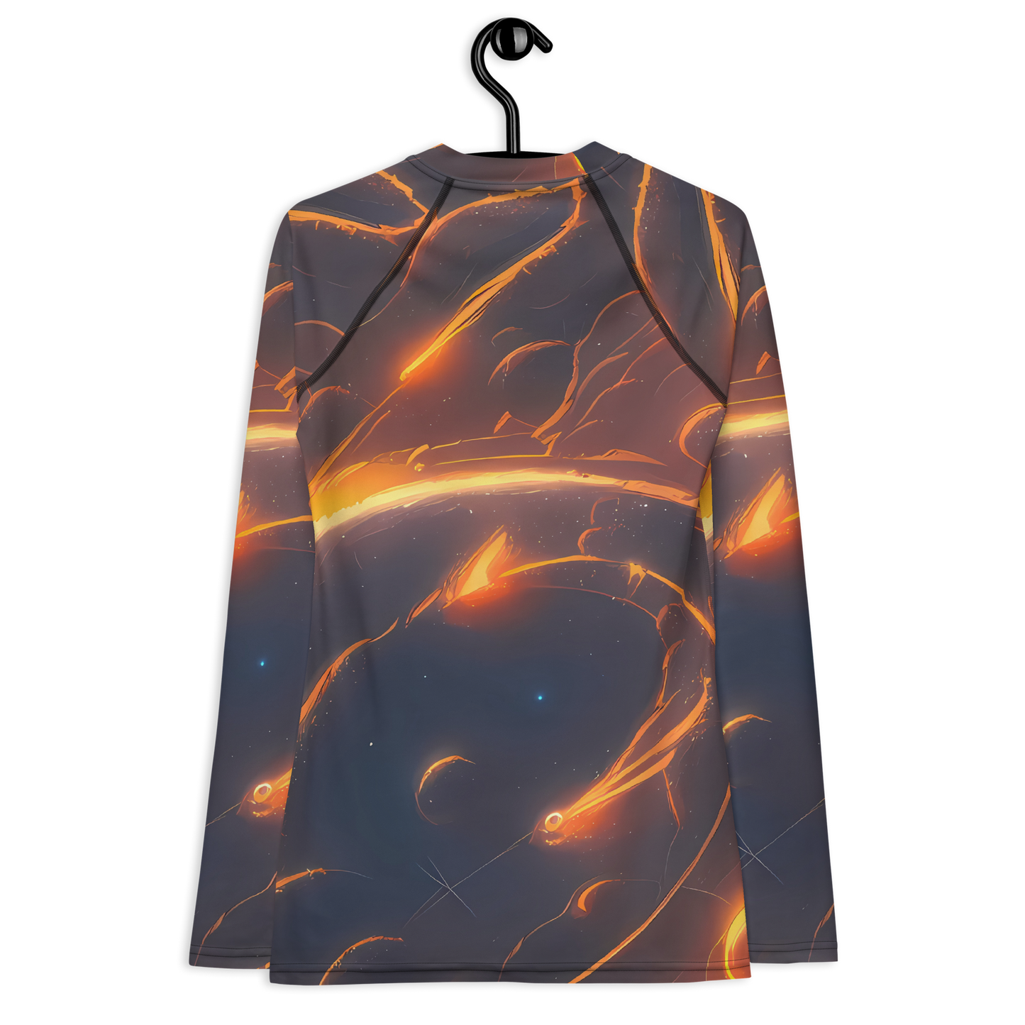 Women's Rash Guard - Inferno Spirals