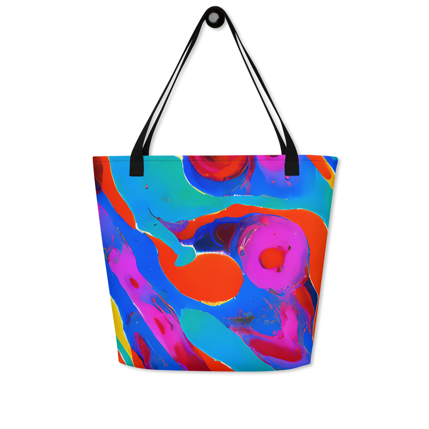 Large Tote Bag w/ Pocket - Irvin Rhapsody