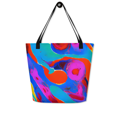 Large Tote Bag w/ Pocket - Irvin Rhapsody