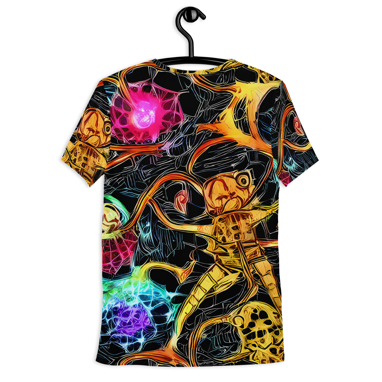 Men's Athletic T-Shirt - Psychedelic Pulsar