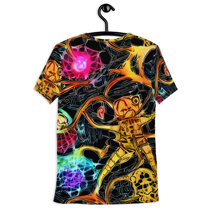 Men's Athletic T-Shirt - Psychedelic Pulsar