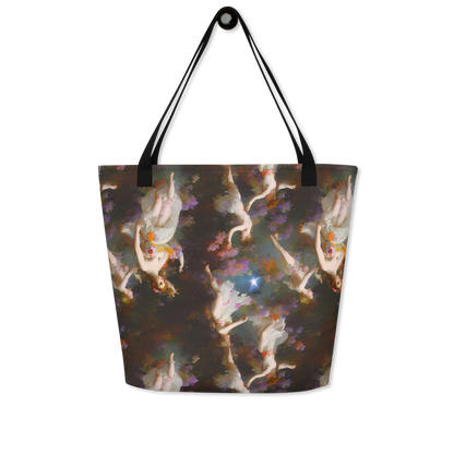 Large Tote Bag w/ Pocket - Winterhalter Whimsy