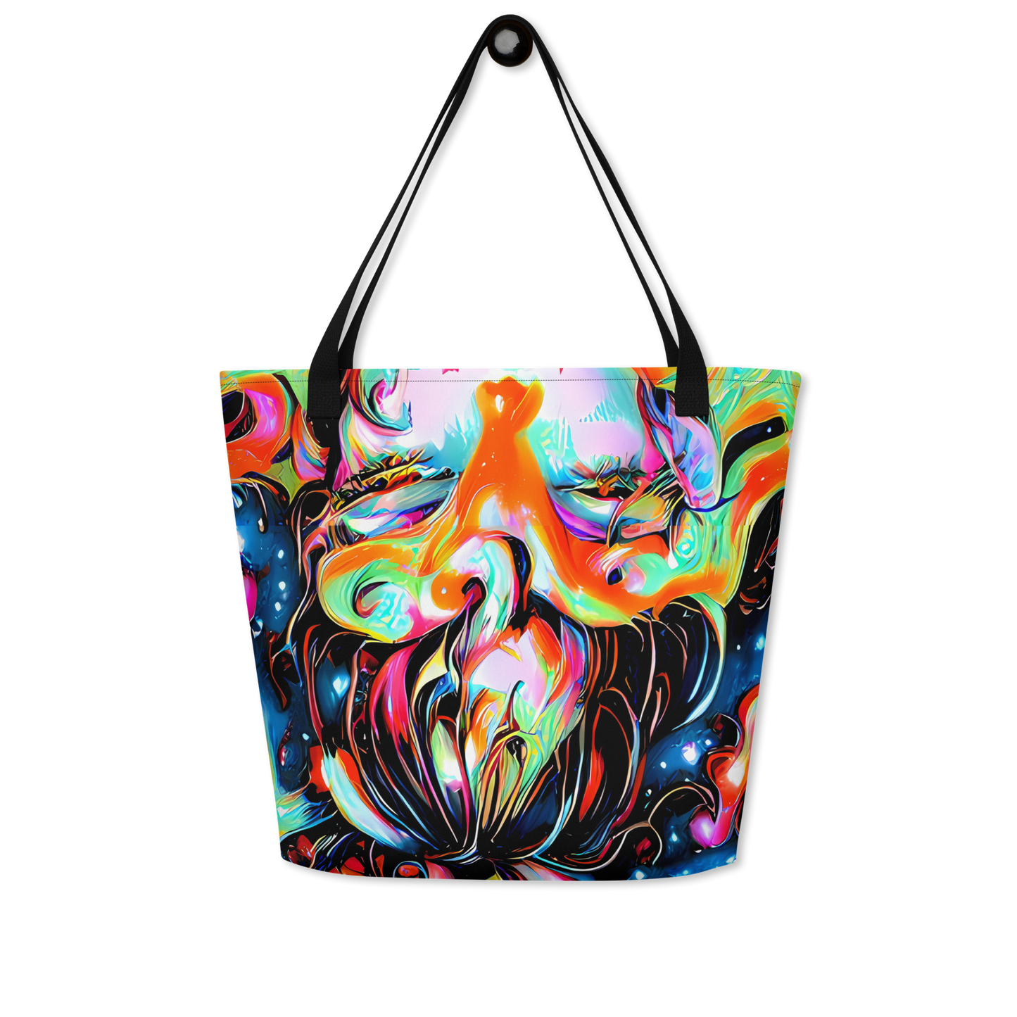 Large Tote Bag w/ Pocket - Viveros Vortex