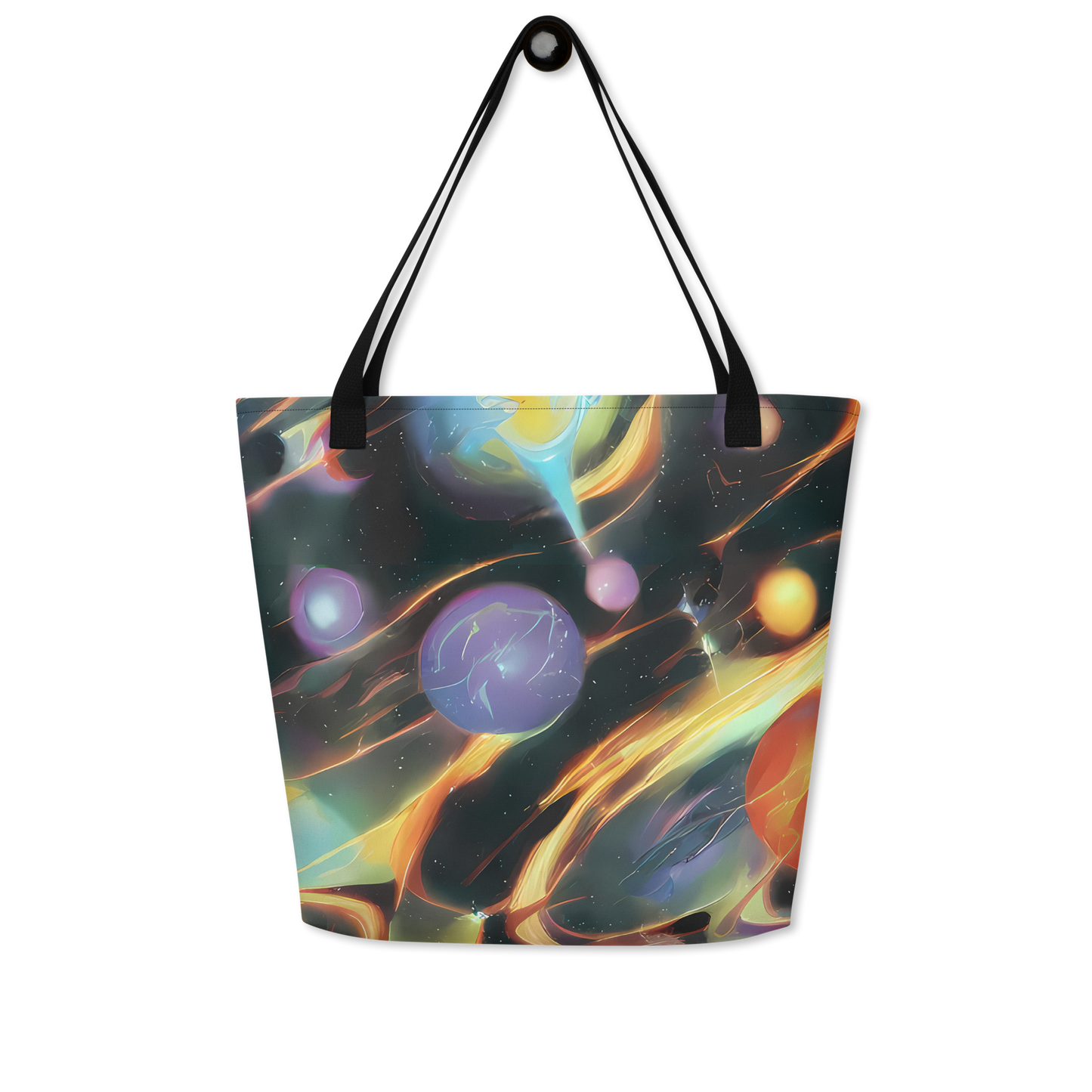 Large Tote Bag w/ Pocket - Fabritius Fantasy