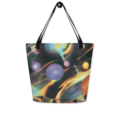 Large Tote Bag w/ Pocket - Fabritius Fantasy