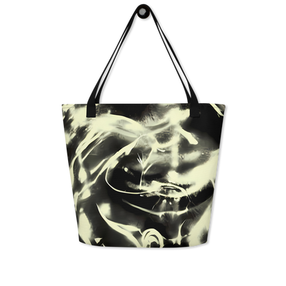 Large Tote Bag w/ Pocket - Visionary Flux