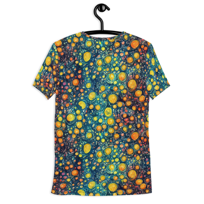 Men's Athletic T-Shirt - Starry Orbits