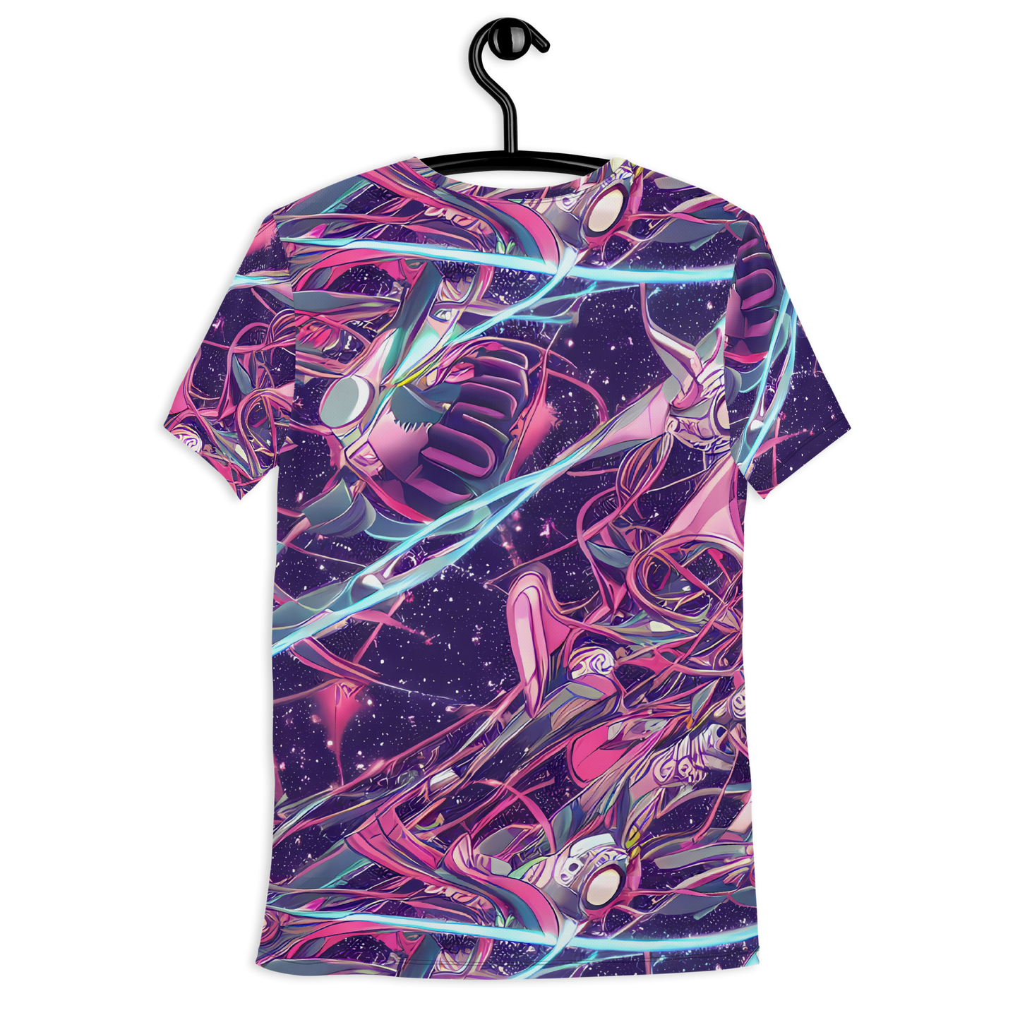 Men's Athletic T-Shirt - Neo-Tokyo Twirl