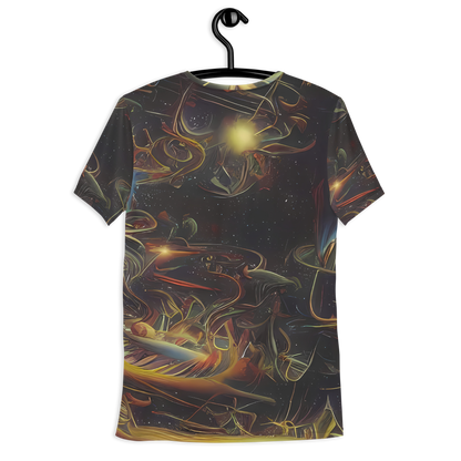 Men's Athletic T-Shirt - Galactic Swirl