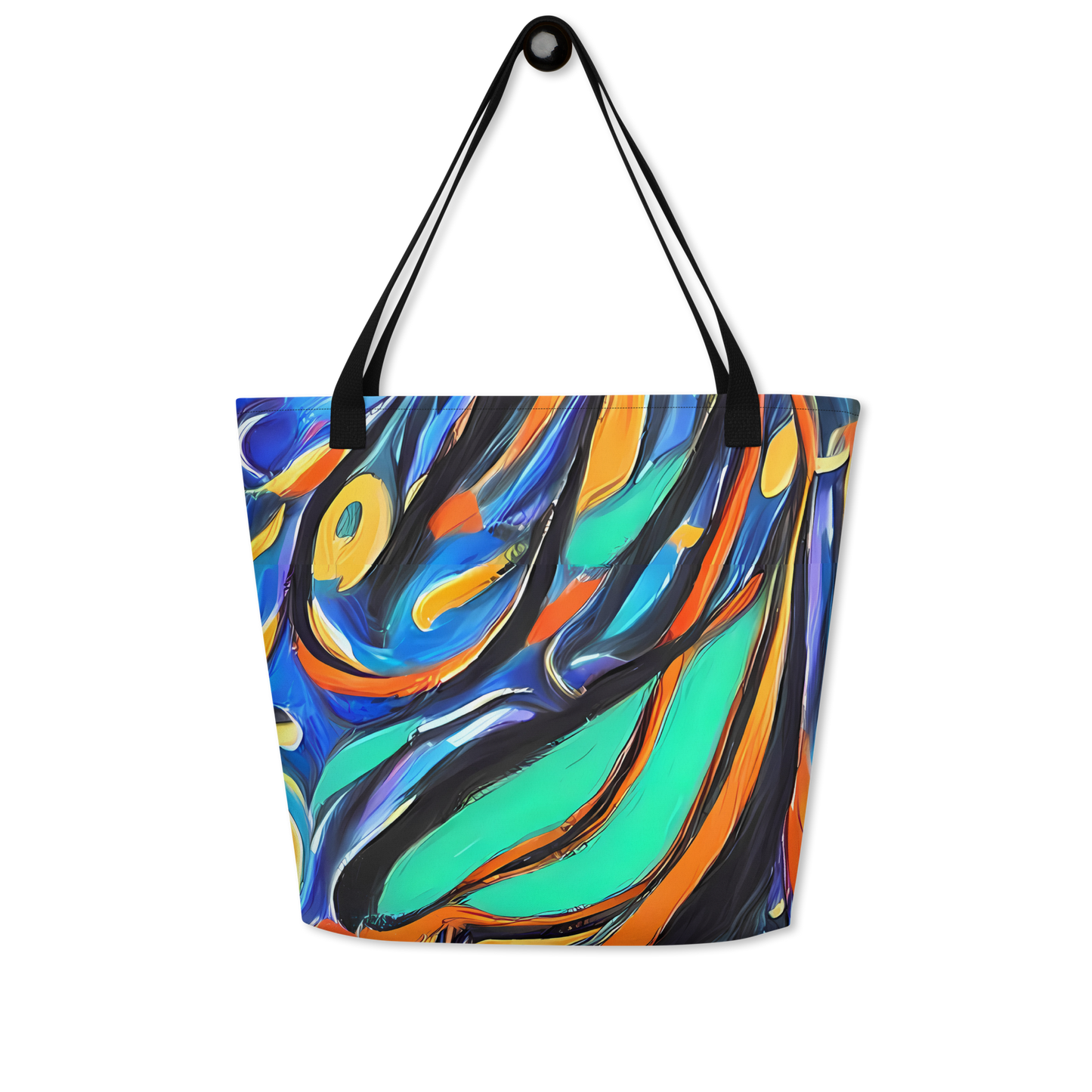 Large Tote Bag w/ Pocket - Carr's Whirl