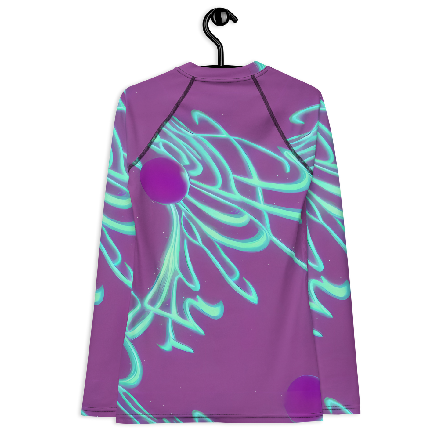 Women's Rash Guard - Neon Drift