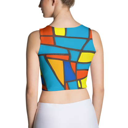 Crop Top - Mondrian Mesh