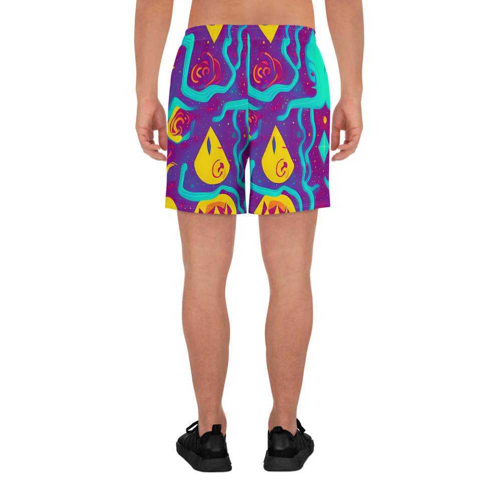 Men's Athletic Shorts - Cosmic Current