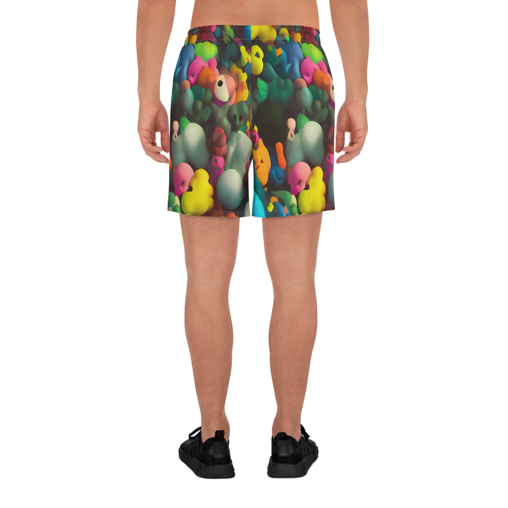 Men's Athletic Shorts - Bubble Pop Art