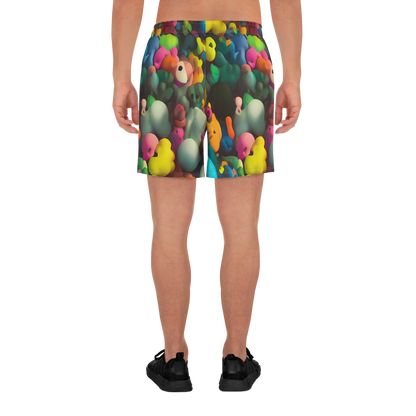 Men's Athletic Shorts - Bubble Pop Art