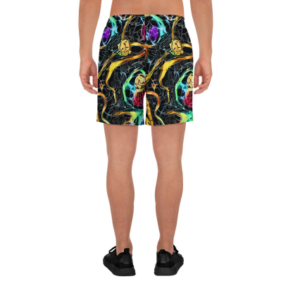 Men's Athletic Shorts - Psychedelic Pulsar