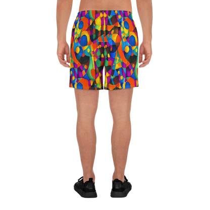 Men's Athletic Shorts - Galactic Jigsaw