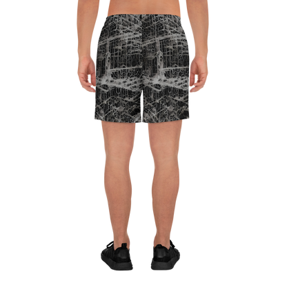 Men's Athletic Shorts - Monochrome Mesh