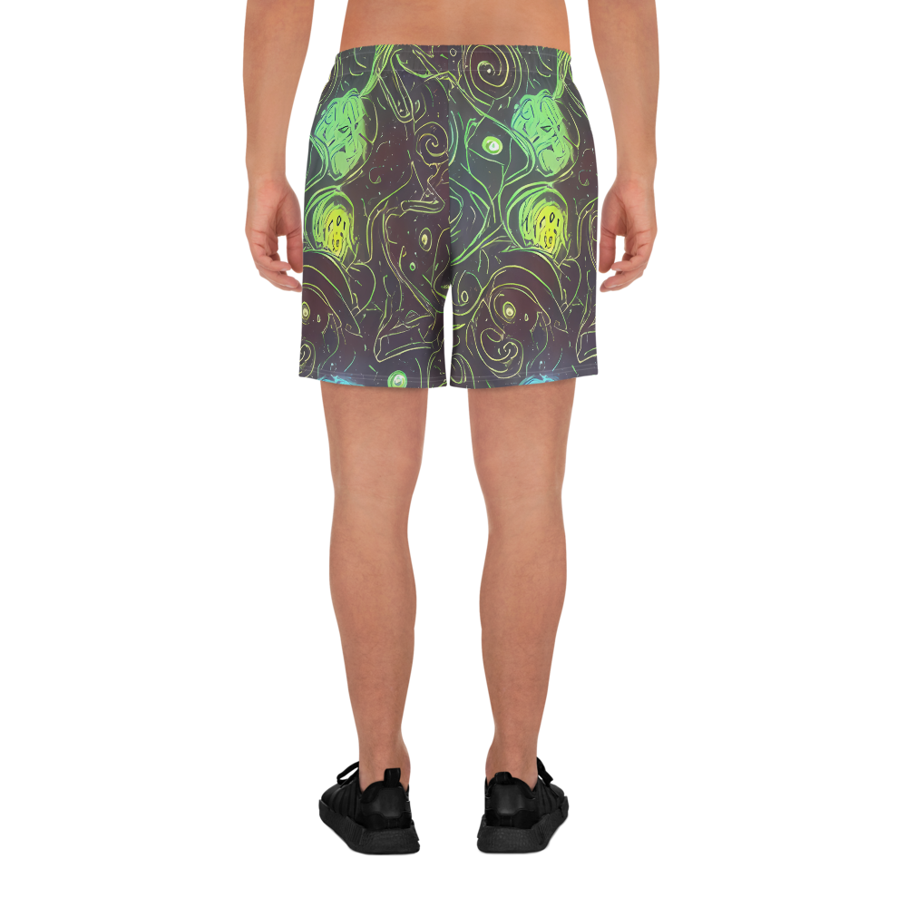 Men's Athletic Shorts - Starfield Scrolls