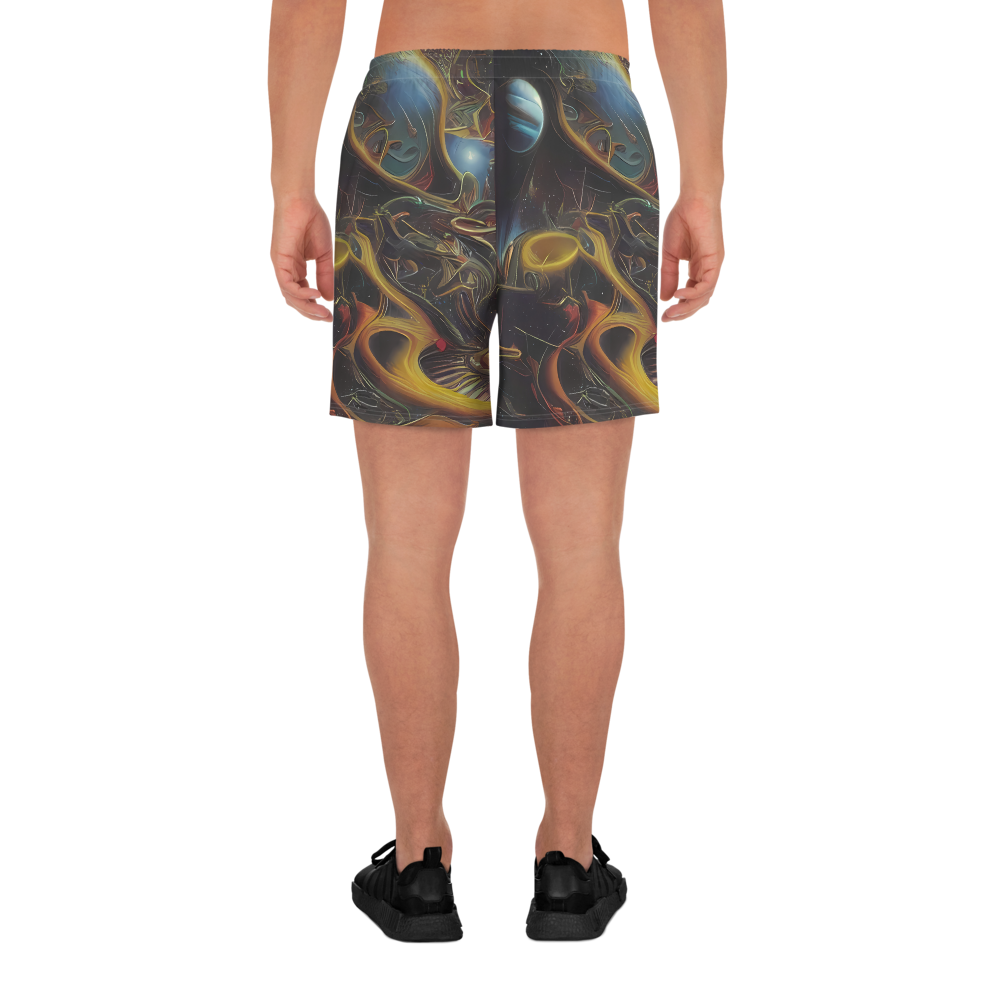 Men's Athletic Shorts - Galactic Swirl