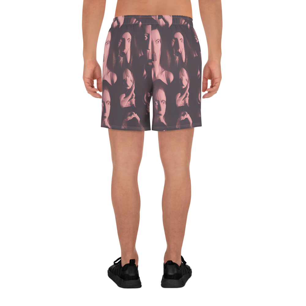 Men's Athletic Shorts - Portrait Whispers