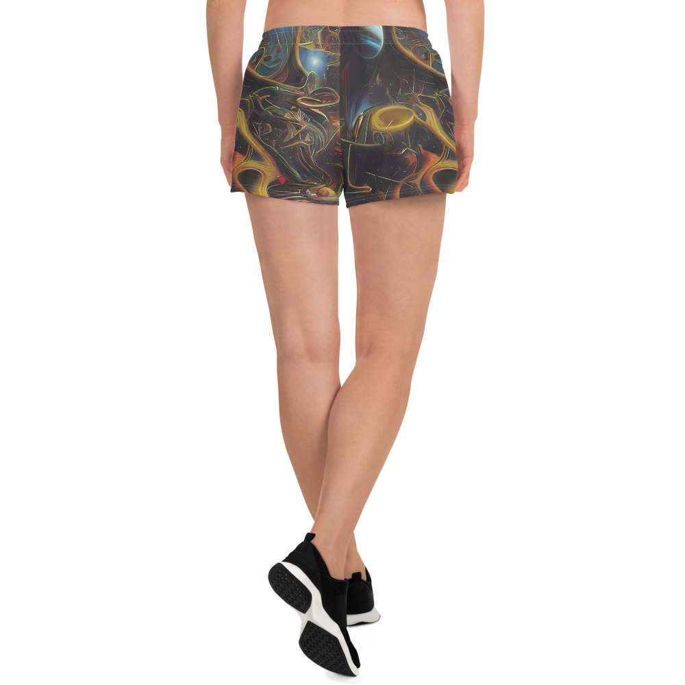 Women’s Athletic Shorts - Galactic Swirl