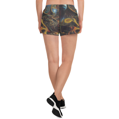 Women’s Athletic Shorts - Galactic Swirl