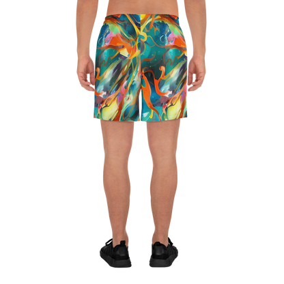 Men's Athletic Shorts - Cecily’S Swirl