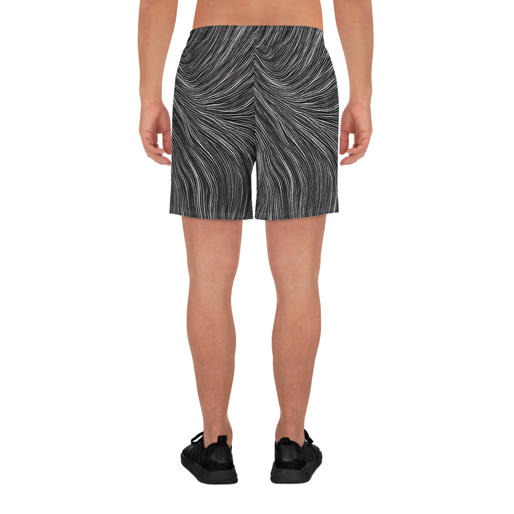 Men's Athletic Shorts - Wirth Waves