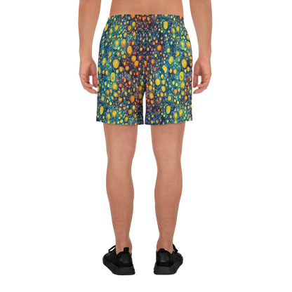 Men's Athletic Shorts - Starry Orbits