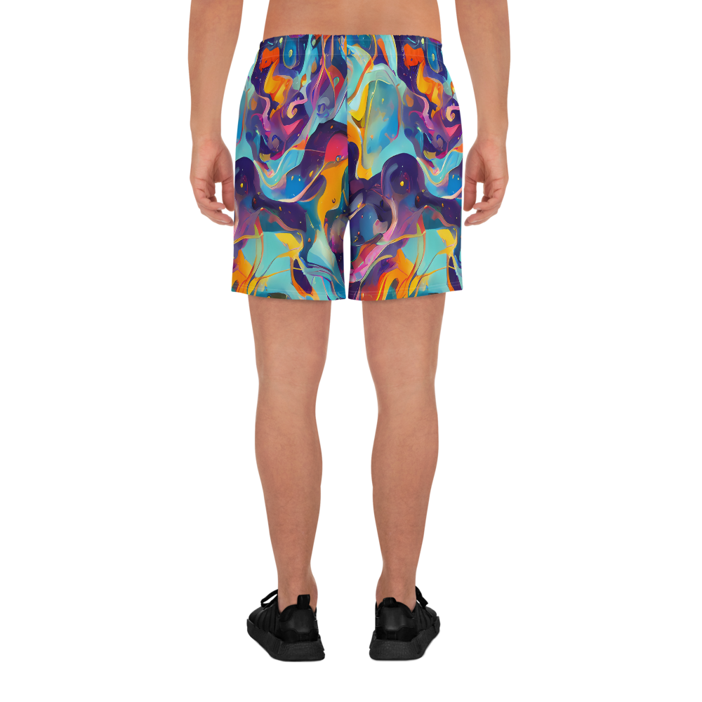 Men's Athletic Shorts - Whimsical Fusion