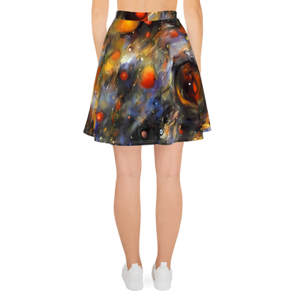 Skater Skirt - Brushstroke Blaze