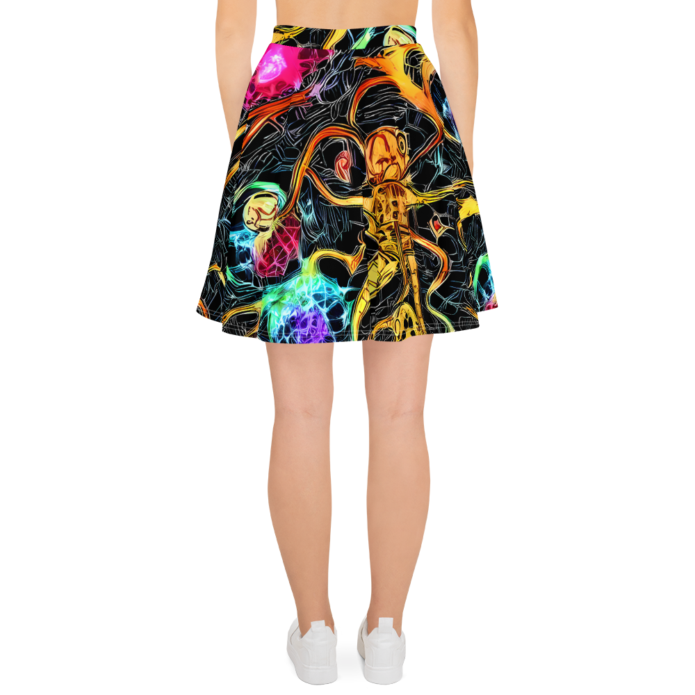 Skater Skirt - Psychedelic Pulsar