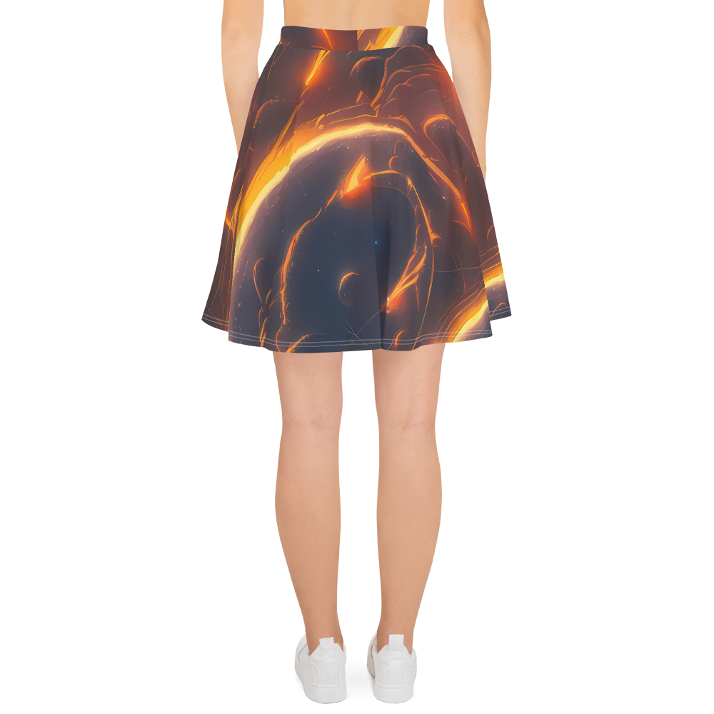 Skater Skirt - Inferno Spirals