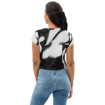 Women's Crop Tee - Ray's Illusion