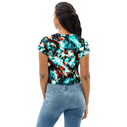 Women's Crop Tee - Whirlpool Dream