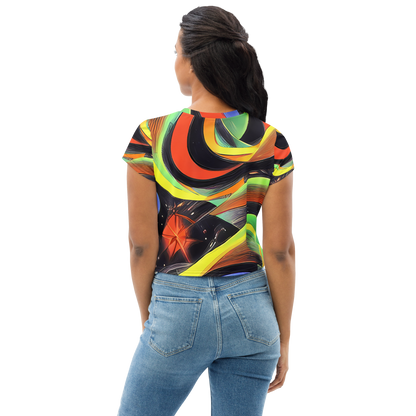 Women's Crop Tee - Tenggren Whirl