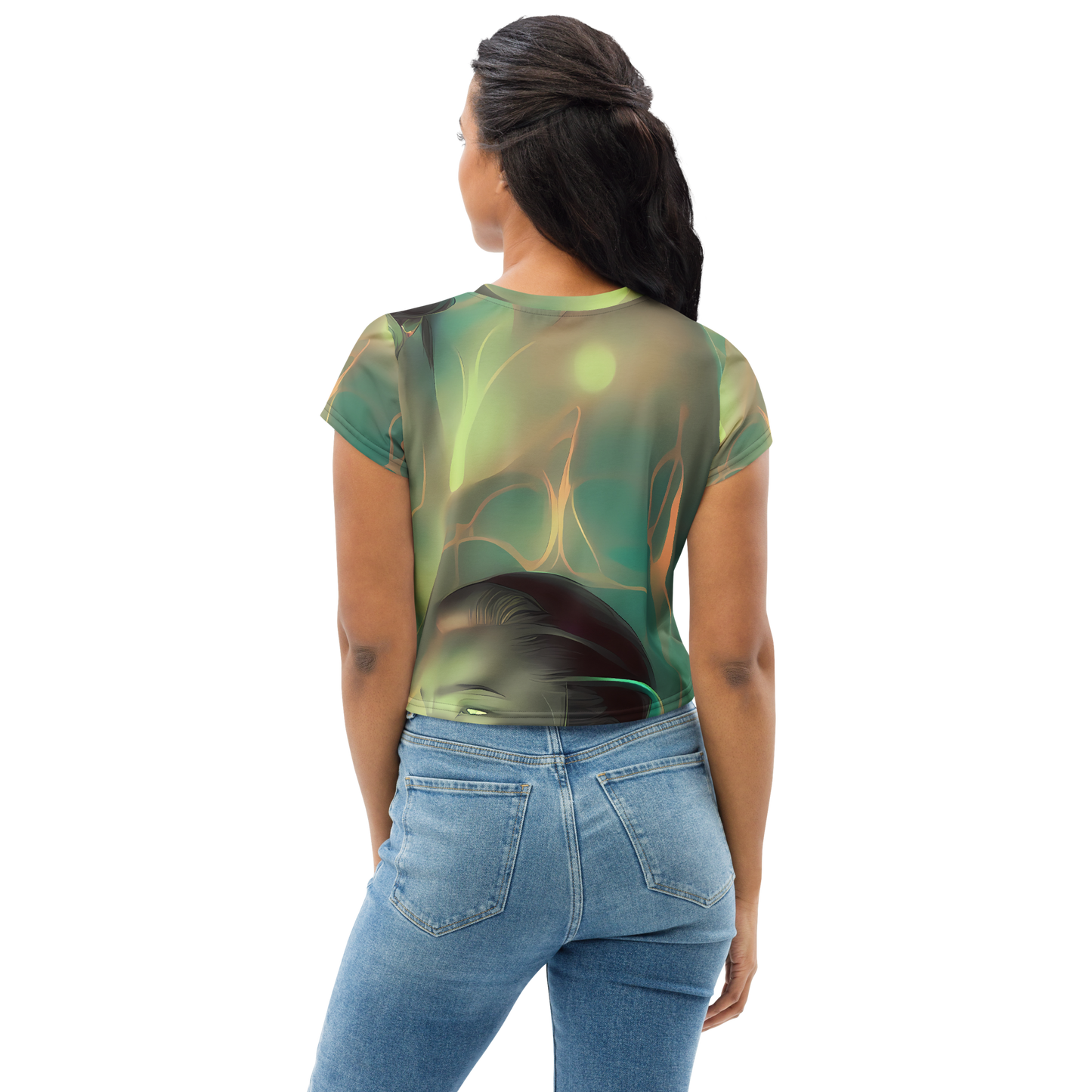Women's Crop Tee - Spectral Whisper
